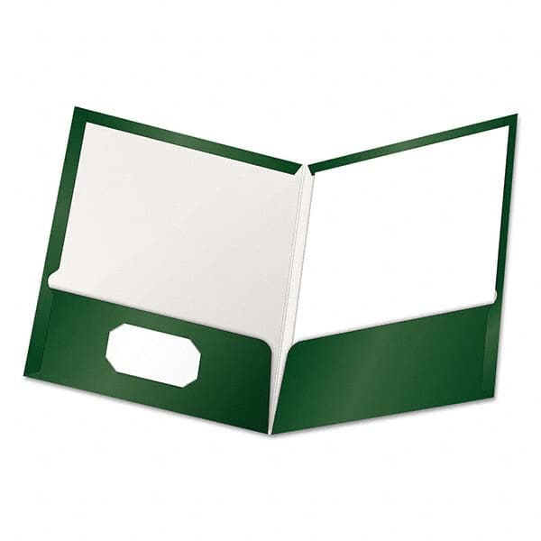 OXFORD - File Folders, Expansion Folders & Hanging Files Folder/File Type: Pocket Folders Color: Green - Apex Tool & Supply