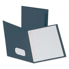 OXFORD - File Folders, Expansion Folders & Hanging Files Folder/File Type: Pocket Folders Color: Blue - Apex Tool & Supply