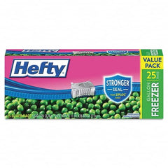Hefty - Reclosable Food & Sandwich Bags Volume Capacity: 1 Gal. Width (Inch): 10.560 - Apex Tool & Supply