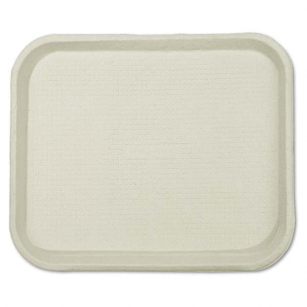 Chinet - Savaday Molded Fiber Food Trays, 9 x 12 x 1, White, Rectangular - Apex Tool & Supply