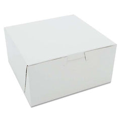 SCT - Non-Window Bakery Boxes, 6 x 6 x 3, White, 250/Carton - Apex Tool & Supply