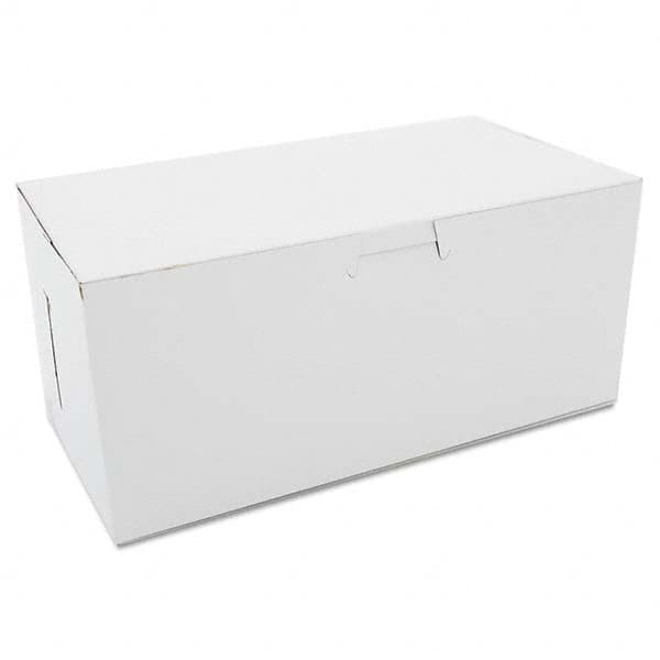 SCT - Non-Window Bakery Boxes, 9 x 5 x 4, White, 250/Carton - Apex Tool & Supply