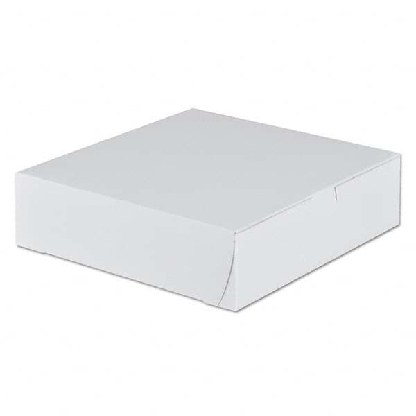 SCT - Tuck-Top Bakery Boxes, 9w x 9d x 2 1/2h, White, 250/Carton - Apex Tool & Supply