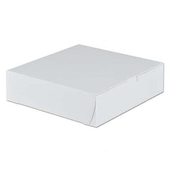 SCT - Tuck-Top Bakery Boxes, 9w x 9d x 2 1/2h, White, 250/Carton - Apex Tool & Supply
