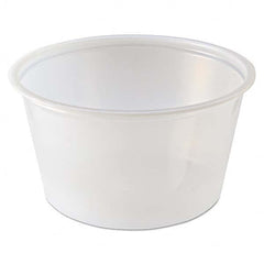 Fabri-Kal - Portion Cups, 2 oz, Clear, 2500/Carton - Apex Tool & Supply