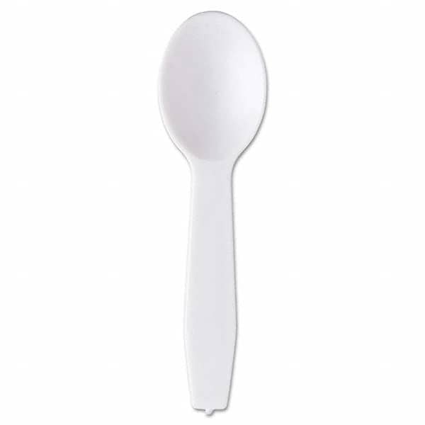 Royal Paper - Polystyrene Taster Spoons, White, 3000/Carton - Apex Tool & Supply