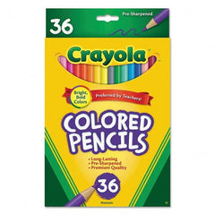 Crayola - Pens & Pencils Type: Colored Pencil Color: Assorted - Apex Tool & Supply