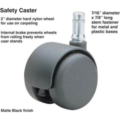 Master Caster - Cushions, Casters & Chair Accessories Type: Caster Set For Use With: Office and Home Furniture - Apex Tool & Supply