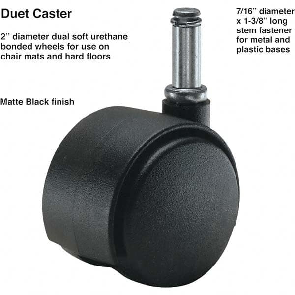 Master Caster - Cushions, Casters & Chair Accessories Type: Caster Set For Use With: Office and Home Furniture - Apex Tool & Supply