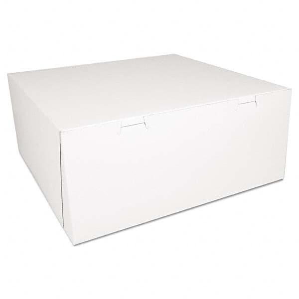 SCT - Bakery Boxes, White, Paperboard,14 x 14 x 6, 50/Carton - Apex Tool & Supply