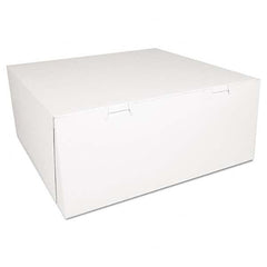 SCT - Bakery Boxes, White, Paperboard,14 x 14 x 6, 50/Carton - Apex Tool & Supply