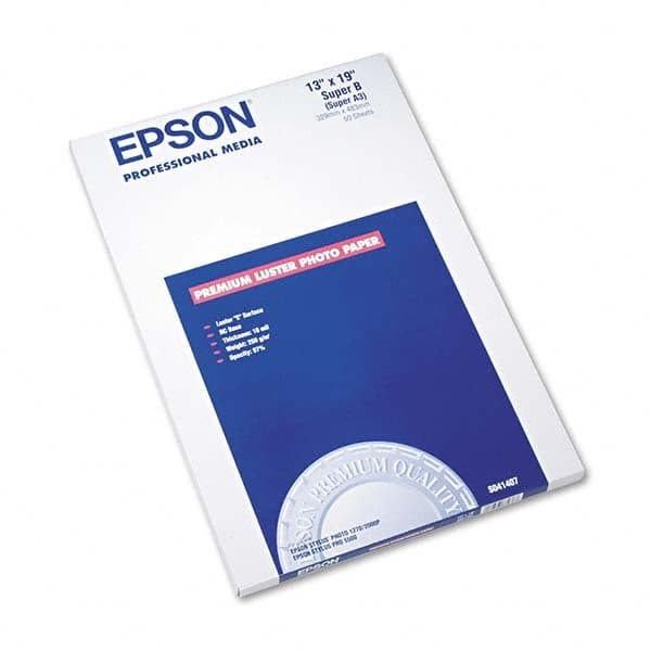 Epson - Office Machine Supplies & Accessories Office Machine/Equipment Accessory Type: Photo Paper For Use With: Inkjet Printers - Apex Tool & Supply