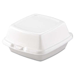 DART - Carryout Food Containers, Foam, 1-Comp, 5 7/8 x 6 x 3, White, 500/Carton - Apex Tool & Supply