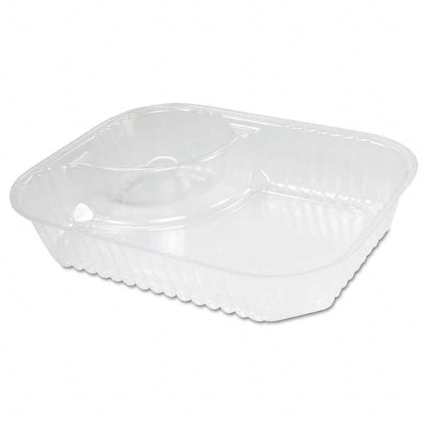 DART - ClearPac Large Nacho Tray, 2-Compartments, Clear, 500/Ctn - Apex Tool & Supply