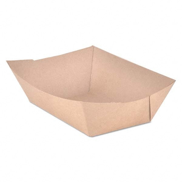SCT - Food Trays, Paperboard, Brown Kraft, 3-Lb Capacity, 500/Carton - Apex Tool & Supply