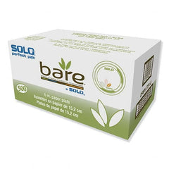 DART - Bare Paper Eco-Forward Dinnerware, 6" Plate, Green/Tan, 500/Carton - Apex Tool & Supply