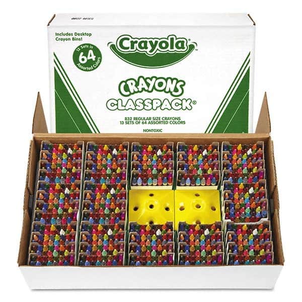 Crayola - Markers & Paintsticks Type: All Purpose Wax Crayon Color: Assorted - Apex Tool & Supply
