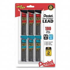 Pentel - Pens & Pencils Type: Mechanical Pencil Refill Color: Black - Apex Tool & Supply