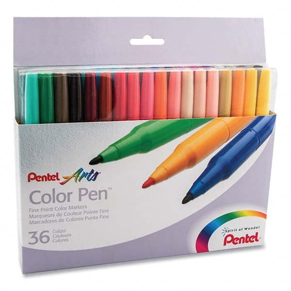 Pentel - Pens & Pencils Type: Color Pen Set Color: Assorted - Apex Tool & Supply