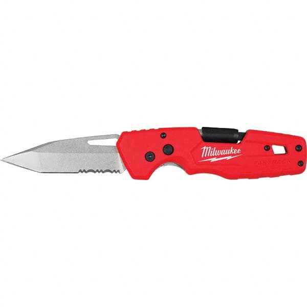 Milwaukee Tool - Pocket & Folding Knives Knife Type: Folding Knife Edge Type: Partially Serrated - Apex Tool & Supply