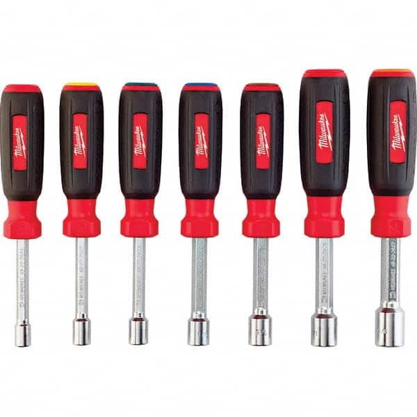 Milwaukee Tool - Nutdriver Sets Tool Type: Magnetic Tip Nutdriver Set System of Measurement: Metric - Apex Tool & Supply