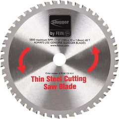 Fein - Wet & Dry-Cut Saw Blades Blade Diameter (Inch): 7-1/4 Blade Material: Carbide-Tipped - Apex Tool & Supply