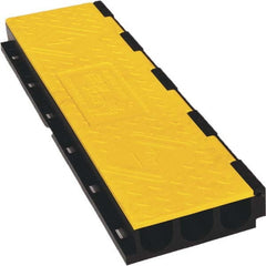 Checkers - On Floor Cable Covers Cover Material: Polyurethane Number of Channels: 3 - Apex Tool & Supply