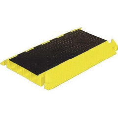 Checkers - On Floor Cable Covers Cover Material: Polyurethane Number of Channels: 4 - Apex Tool & Supply