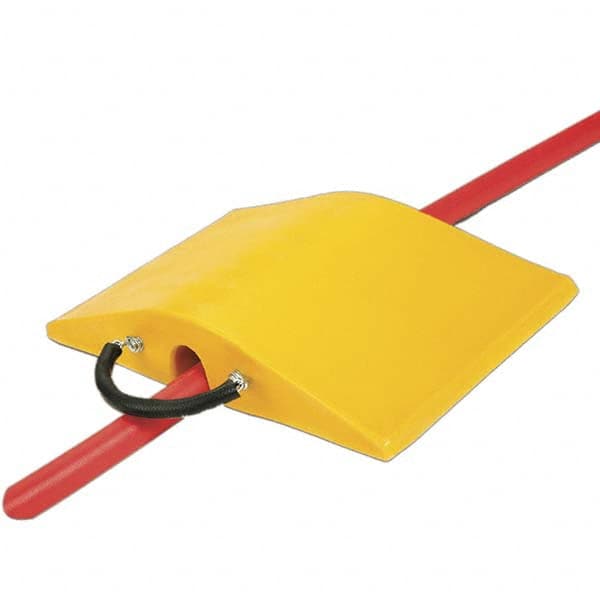 Checkers - On Floor Cable Covers Cover Material: Polyurethane Number of Channels: 1 - Apex Tool & Supply
