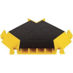 Checkers - On Floor Cable Covers Cover Material: Polyurethane Number of Channels: 4 - Apex Tool & Supply