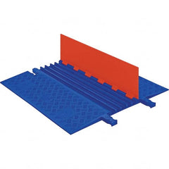 Checkers - On Floor Cable Covers Cover Material: Polyurethane Number of Channels: 5 - Apex Tool & Supply