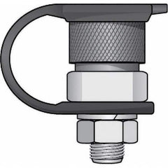 Checkers - Flag Pole Accessories Type: Warning Whip Female QD Base Mount Material: Steel; Rubber - Apex Tool & Supply