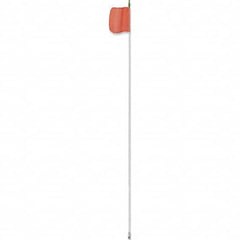 Checkers - Marking Flags Type: Warning Whip Flag w/Light Message or Pattern: Reflective X - Apex Tool & Supply