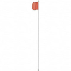 Checkers - Marking Flags Type: Warning Whip Flag w/Light Message or Pattern: Reflective X - Apex Tool & Supply