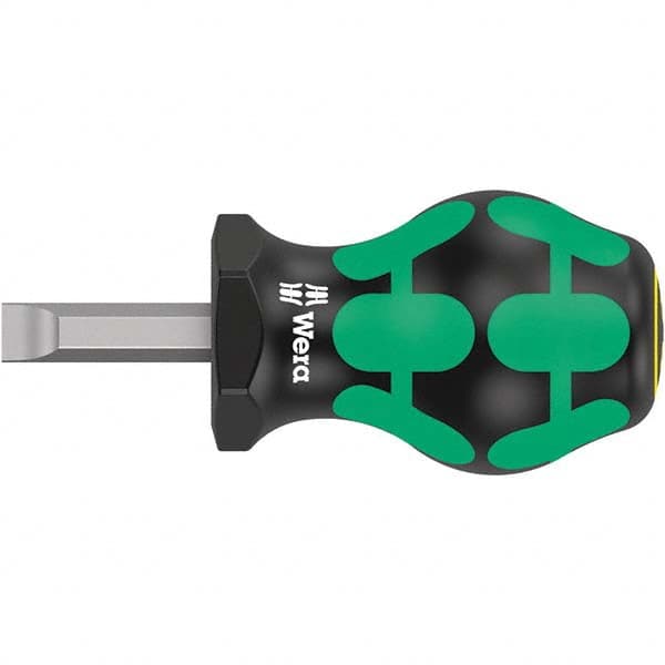Wera - Slotted Screwdrivers Tool Type: Stubby Overall Length Range: 3" - 6.9" - Apex Tool & Supply