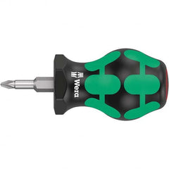 Wera - Phillips Screwdrivers Tool Type: Stubby Phillips Handle Style/Material: Ergonomic - Apex Tool & Supply