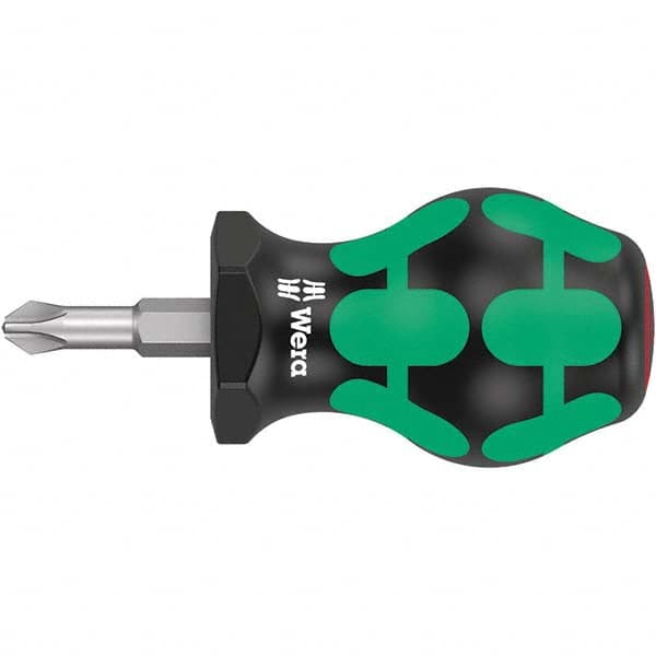 Wera - Phillips Screwdrivers Tool Type: Stubby Phillips Handle Style/Material: Ergonomic - Apex Tool & Supply