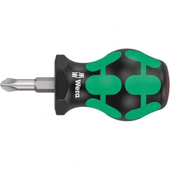 Wera - Phillips Screwdrivers Tool Type: Stubby Phillips Handle Style/Material: Ergonomic - Apex Tool & Supply