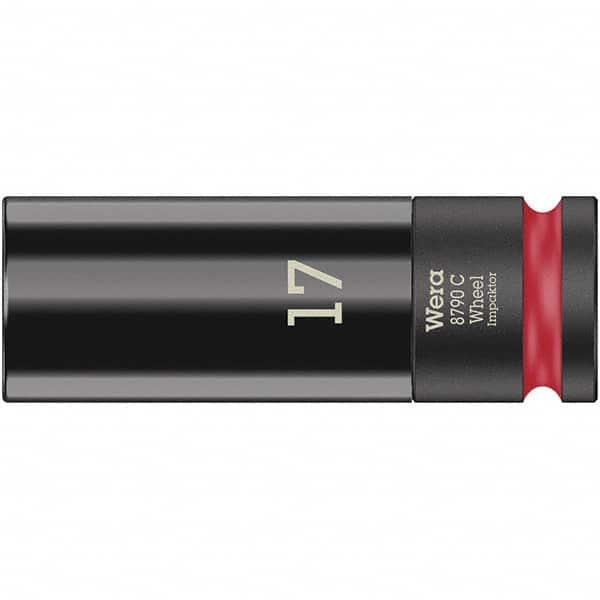 Wera - Impact Sockets Drive Size (Inch): 1/2 Size (mm): 17.0 - Apex Tool & Supply