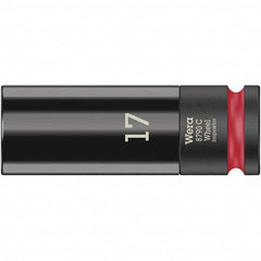 Wera - Impact Sockets Drive Size (Inch): 1/2 Size (mm): 17.0 - Apex Tool & Supply