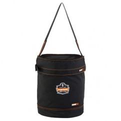 5975T M BLK POLY HOIST BUCKET W/TOP - Apex Tool & Supply