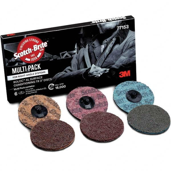 3M - Quick Change Discs Disc Diameter (Inch): 3 Attaching System: Type TR - Apex Tool & Supply
