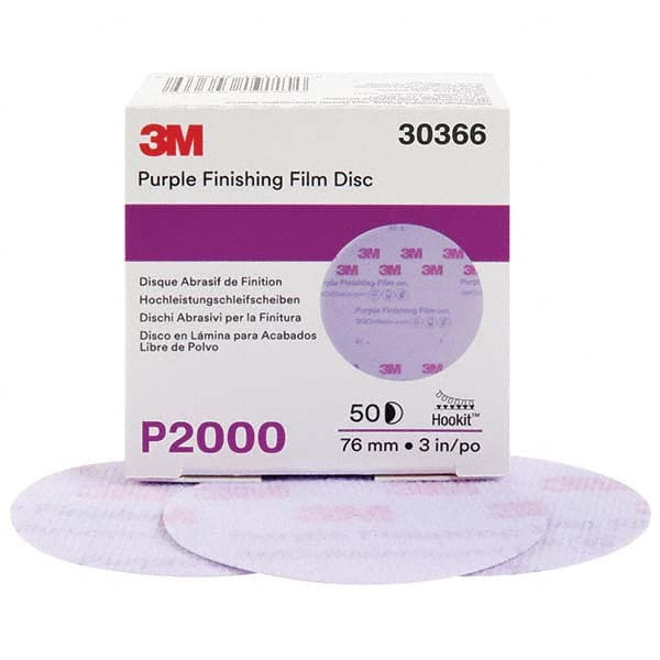 3M - Hook & Loop Discs Abrasive Type: Film Disc Disc Diameter (Inch): 3 - Apex Tool & Supply