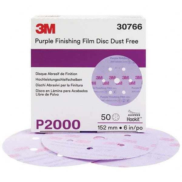 3M - Hook & Loop Discs Abrasive Type: Film Disc Disc Diameter (Inch): 6 - Apex Tool & Supply
