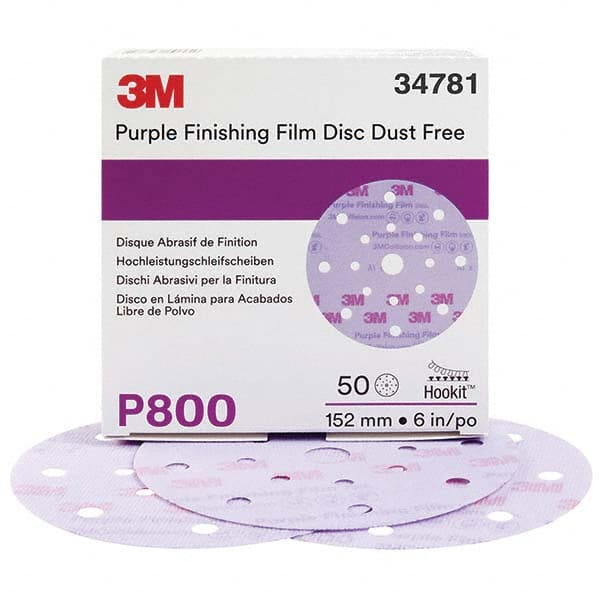 3M - Hook & Loop Discs Abrasive Type: Film Disc Disc Diameter (Inch): 6 - Apex Tool & Supply
