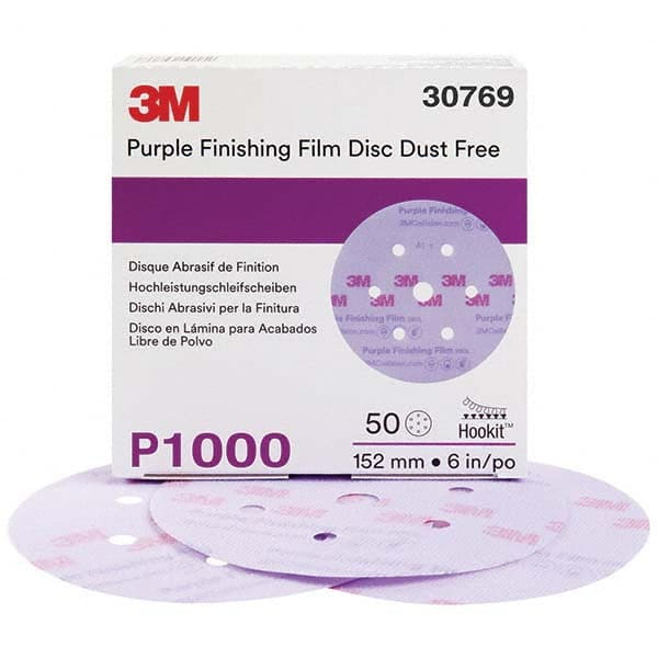 3M - Hook & Loop Discs Abrasive Type: Film Disc Disc Diameter (Inch): 6 - Apex Tool & Supply