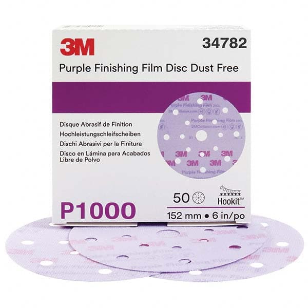 3M - Hook & Loop Discs Abrasive Type: Film Disc Disc Diameter (Inch): 6 - Apex Tool & Supply