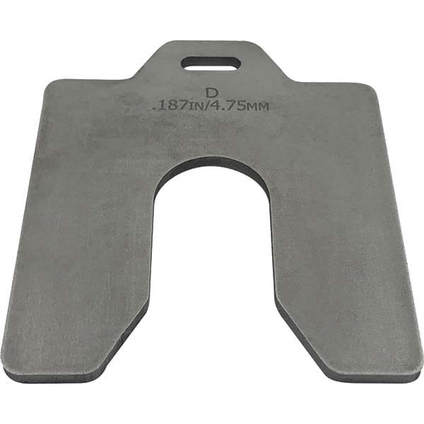 Maudlin Products - Metal Shim Stock Type: Slotted Shim Material: Stainless Steel - Apex Tool & Supply