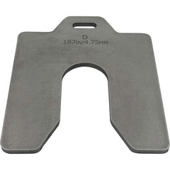 Maudlin Products - Metal Shim Stock Type: Slotted Shim Material: Stainless Steel - Apex Tool & Supply