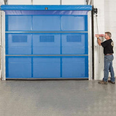 Goff's Enterprises - Dock Strip Doors/Curtains Type: Roll Up Dock Screen Door Width (Feet): 8 - Apex Tool & Supply